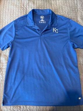 Men's 47 Royal Blue KC Embroidered Polo
